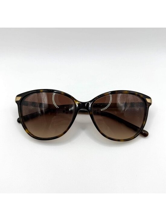 Burberry Tortoiseshell Gradient Lens Sunglasses With Case